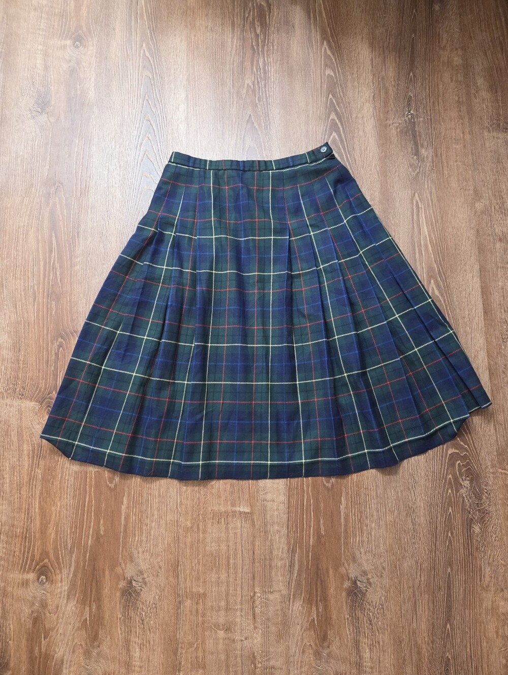 Vintage Pendelton Plaid Wool Skirt